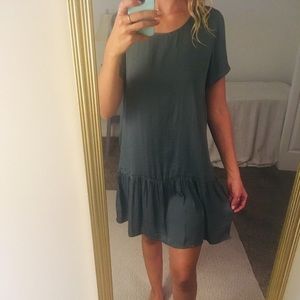 Sage green dress